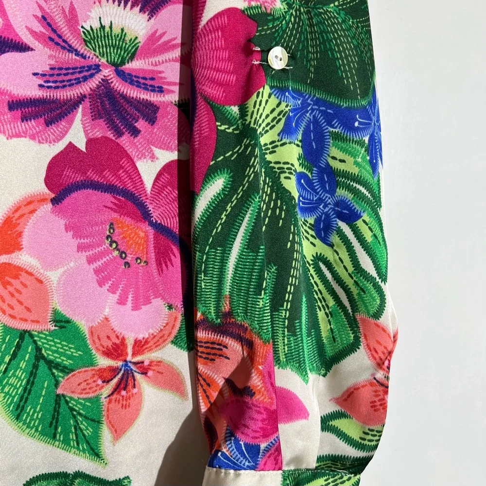 Haver of London Vibrant Floral Blouse - Picture 7 of 11